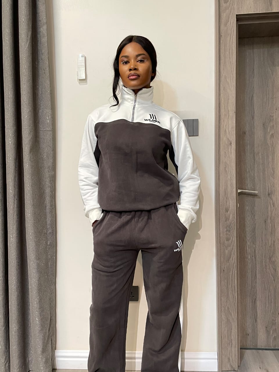 WILMER Contrast Quarter-Zip Varsity Set