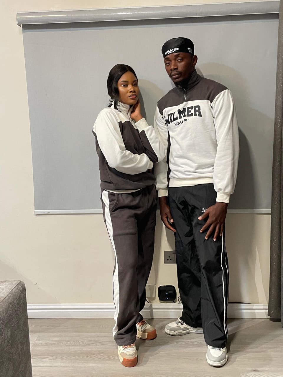 WILMER Contrast Quarter-Zip Varsity Set